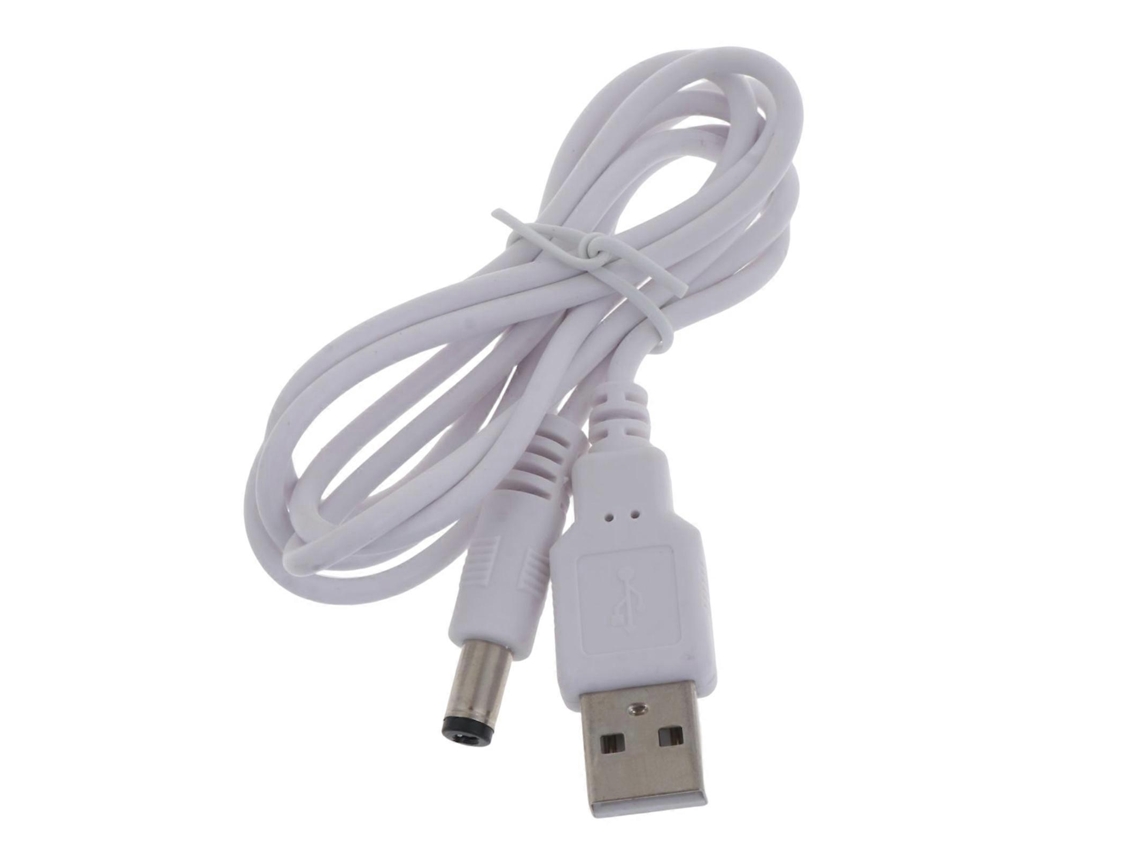 Cabo Usb 2.0 A Macho Para Dc 5,5 X 2,5 Mm, Alimentação 5v, Comprimento 1 M
