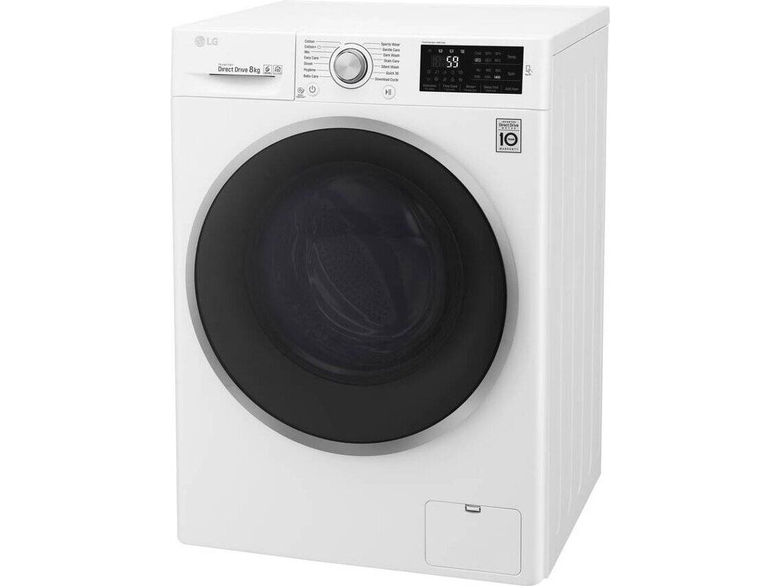 Máquina de Lavar Roupa LG F4J6TN1W (8 kg - 1400 rpm - Branco)