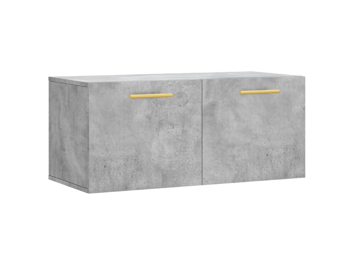 Armário de parede MAISON EXCLUSIVE Cinzento Sonoma Madeira Derivados (80x36,5x35 cm)