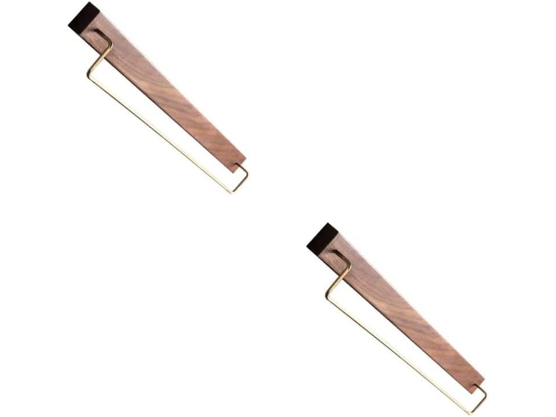 Artibetter Suporte De Toalha Parede Para Banheiro, 2 Peças, Resistente, Para Prateleira De Banheiro