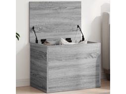 Vidaxl Caixa De Arrumação 60x42x46 Cm Derivados Madeira Cinza Sonoma