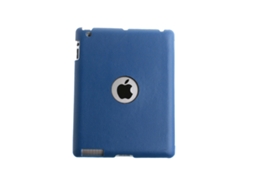 Capa De Couro Pu Para Ipad 2/3 Com Suporte Plegável E Abertura Para Logotipo - Proteção Completa