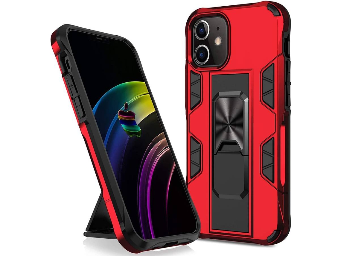 Capa iPhone 12 Pro Max HONGWE. Robusta Vermelho
