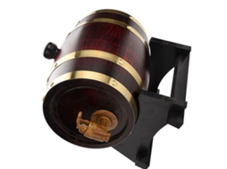 Barril de Carvalho Vintage Madeira para Vinho Cerveja Whiskey Rum Porta 1.5l