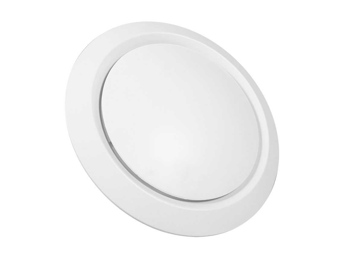 Tampa de Ventilação de Duto Anemostato Diffuser Exaustão Suprimento Abs 200mm Branco