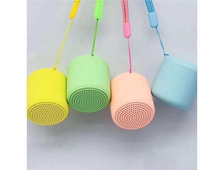 Mini Coluna Portátil Bluetooth Azul