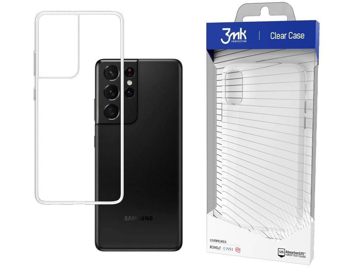 Capa Samsung Galaxy S21 Ultra 5G 3MK Lisa (Transparente)