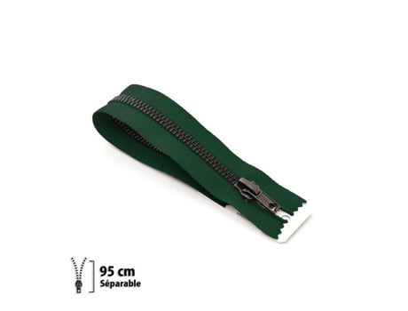Fecho Éclair Eclair Z19 Latão Separável 6mm 95 Cm Verde Líquen