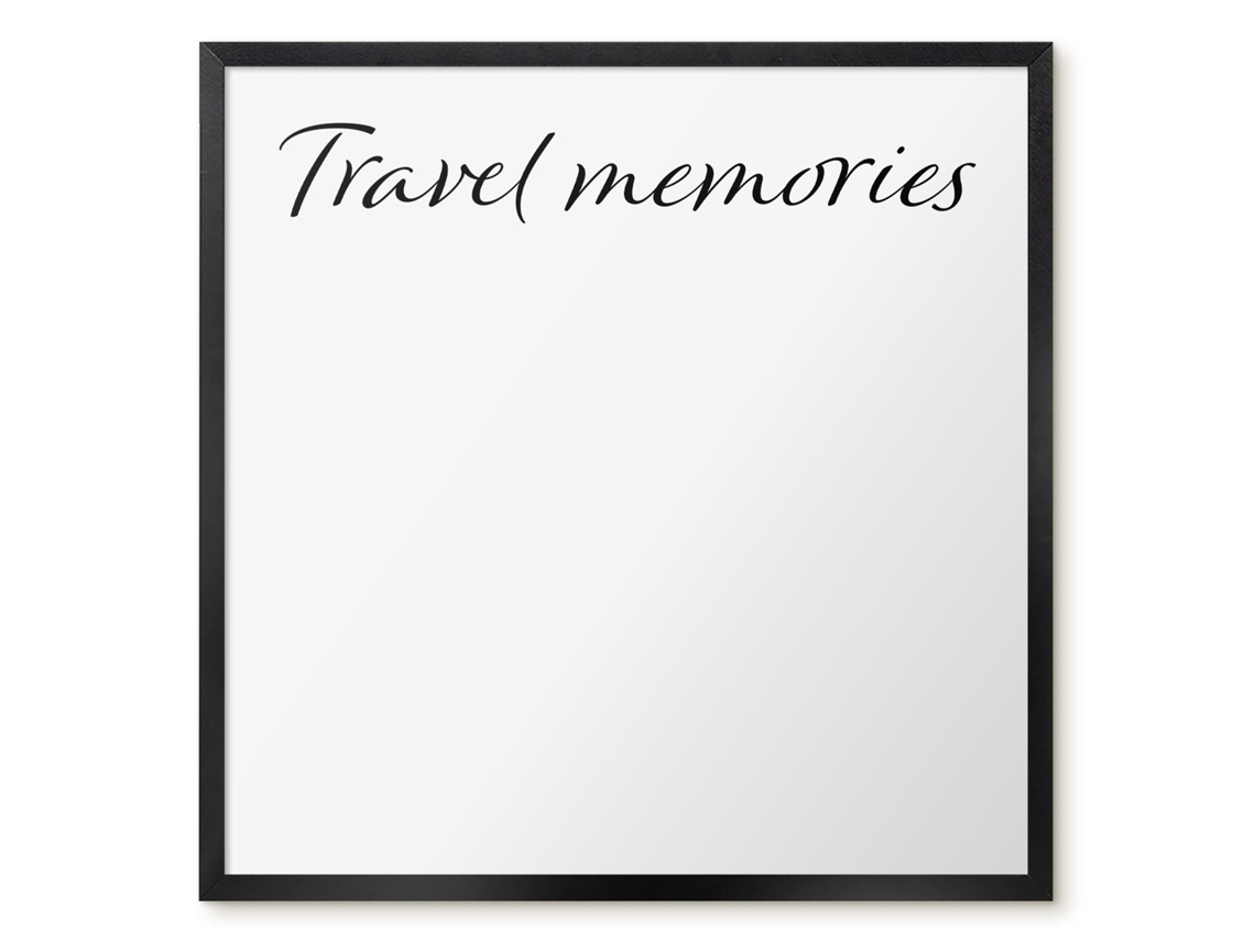 Magnetic Glass Board Travel Memories For The Hall Espelharte (50x50 Cm)