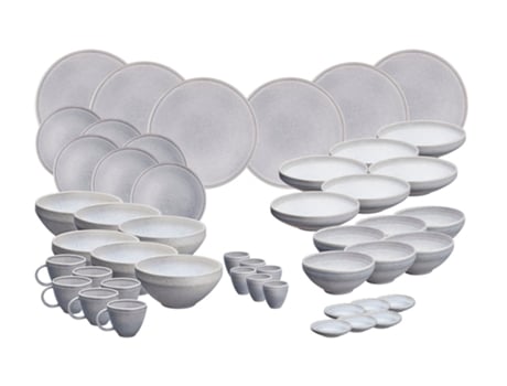 Conjunto Completo Stone 48 Peças Gris Lune Bjorn