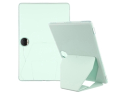 Capa de couro sintético Hengrongshen com suporte para tablet Honor Pad 9, verde