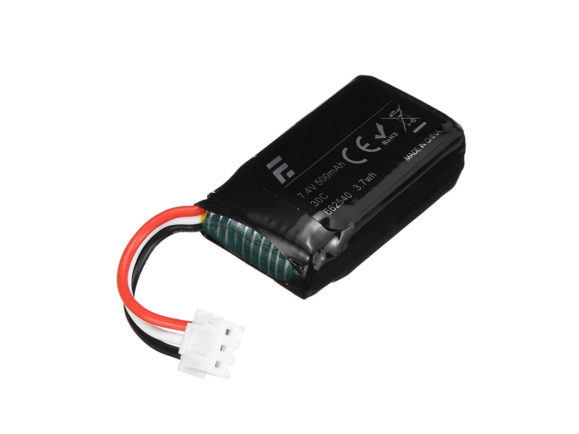 Bateria Eachine E120s 7.4v 500mAh 25c para peças de helicóptero RC MDUG