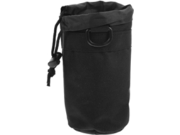 Capa Protetora Portátil Para Garrafa Em Tecido Oxford Preto, Leve E Durável, Oferece Proteção Completa.