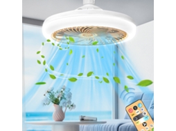 Ventilador de baixo consumo com controle remoto E27