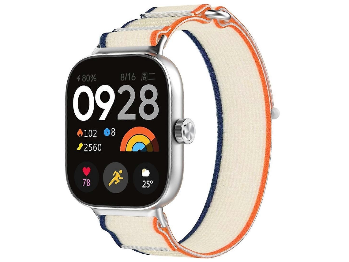 Pulseira De Nylon Com Fecho De Laço Para Xiaomi Smart Band 9 Pro / 8 Pro