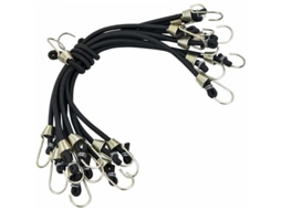 Conjunto de 10 Cintas Armazenamento Reforçadas 25 Cm, Elásticas Universais Alta Resistência. AQUAFORGE