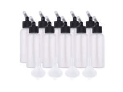 Conjunto de 10 Garrafas de Tinta para Airbrush 65ml com Funnels | S/MARCA