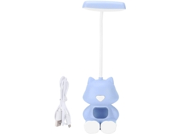 Plplaaoo Mini Luminária de Mesa Led, Design Fofo Urso, Recarregável, Proteção Ocular, Luz Noturna para