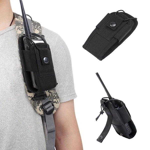 Bolsa para Walkie Talkie Uso Externo com Molle e Cintura BRILVIBERA