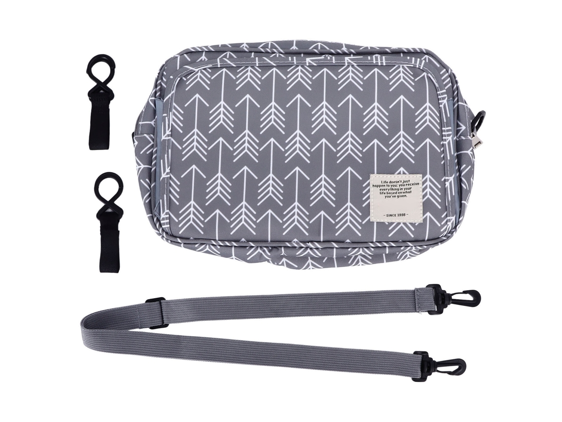 Mali bolsa Lateral Carrinho Bebê Capacidade Grande Múltiplos Bolsos para Viagens Curtas