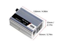 Laxiscreed Inversor De Potência Para Carro 12v Dc A 220v Ac Com Saída Usb