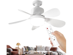 Ventilador De Teto Com Lâmpada Led Integrada