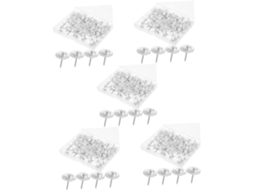 500 Alfinetes Transparentes Para Quadros De Cortiça