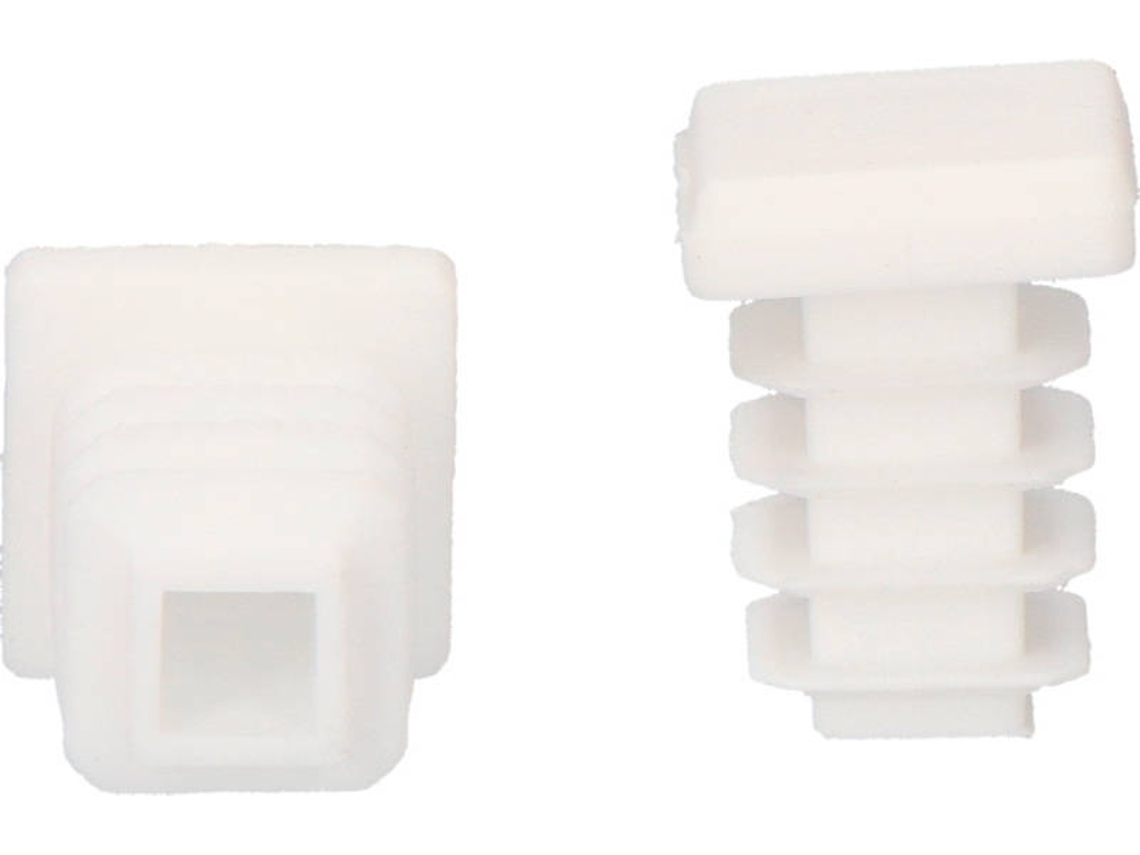 Topo Sistema Interior Quadrada com Aba Dimatel 14X14Mm Branca