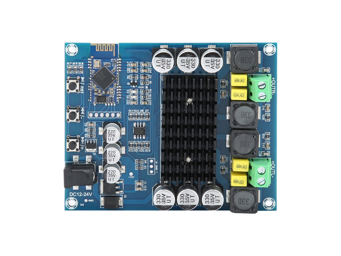 Amplificador Digital Mali Bluetooth M548 120W com módulo CSR8635 | S/MARCA