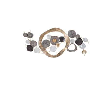 Decoração de parede minimalista em metal 3D Indry Mauro Ferretti
