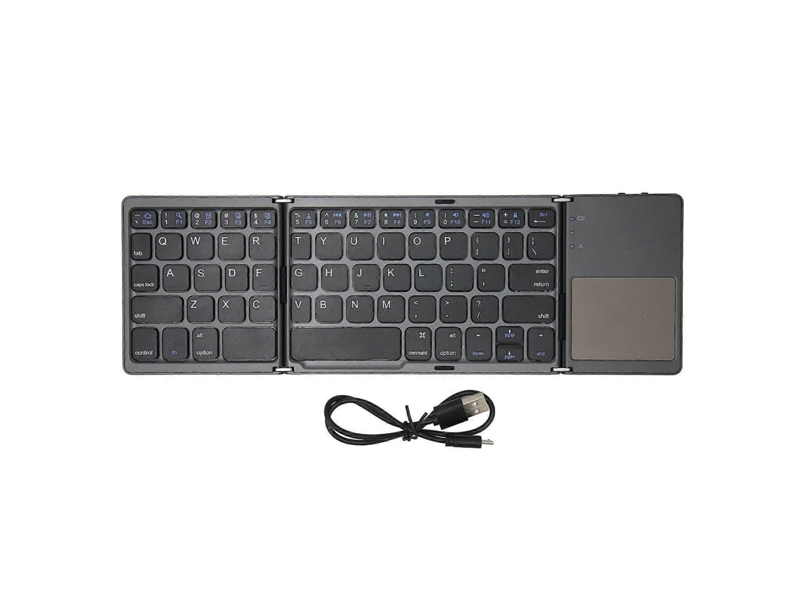 Teclado Bluetooth Dobrável Com Touchpad
