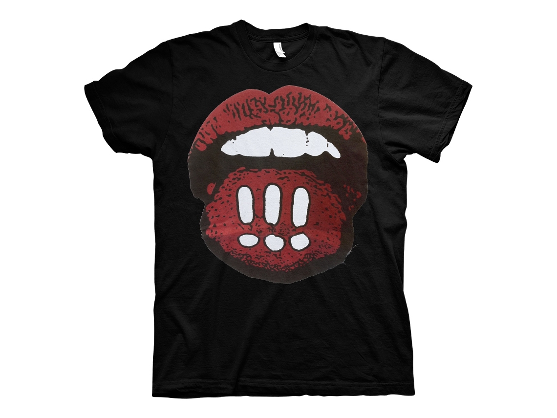 !!! Mouth Black T shirt ROCKINSTONE Unisex Adults Best Sellers Size:xxl