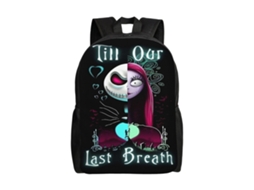 Mochila Escolar Inspirada Em O Estranho Mundo De Jack Para Meninas Adolescentes, Ideal Ensino Fundamental E Médio, Perfeita Laptop Aquaforge