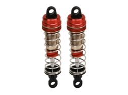 Mali 2 Peças Amortecedor Hidráulico de Carro Rc de 76mm para Scy 16101 16102 16103 16201 Carro Rc 1/16 Vermelho