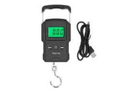 Balança Portátil Usb Carregável 75kg Lcd Multifuncional para Cozinha e Expresso | S/MARCA