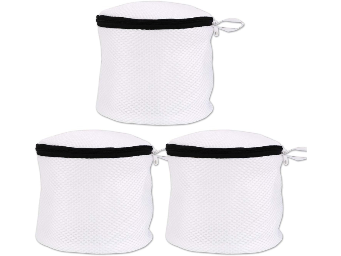 Conjunto de 3 Sacos Malha para Sutiã, Rede para Lavar Roupa na Máquina de Lavar BRILVIBERA