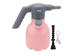 Spray Eléctrico Jardin Recarregável 1.5l Rosado Com Bico Giratório