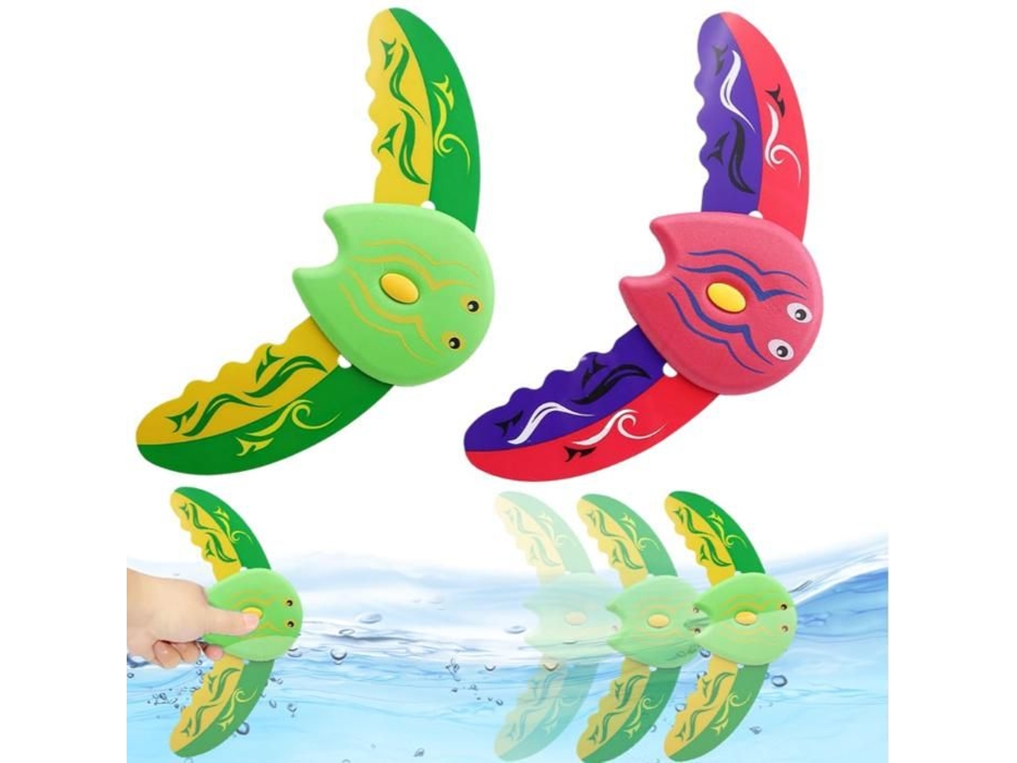 Conjunto de 2 Brinquedos de Piscina Peixe Nadador AQUAFORGE