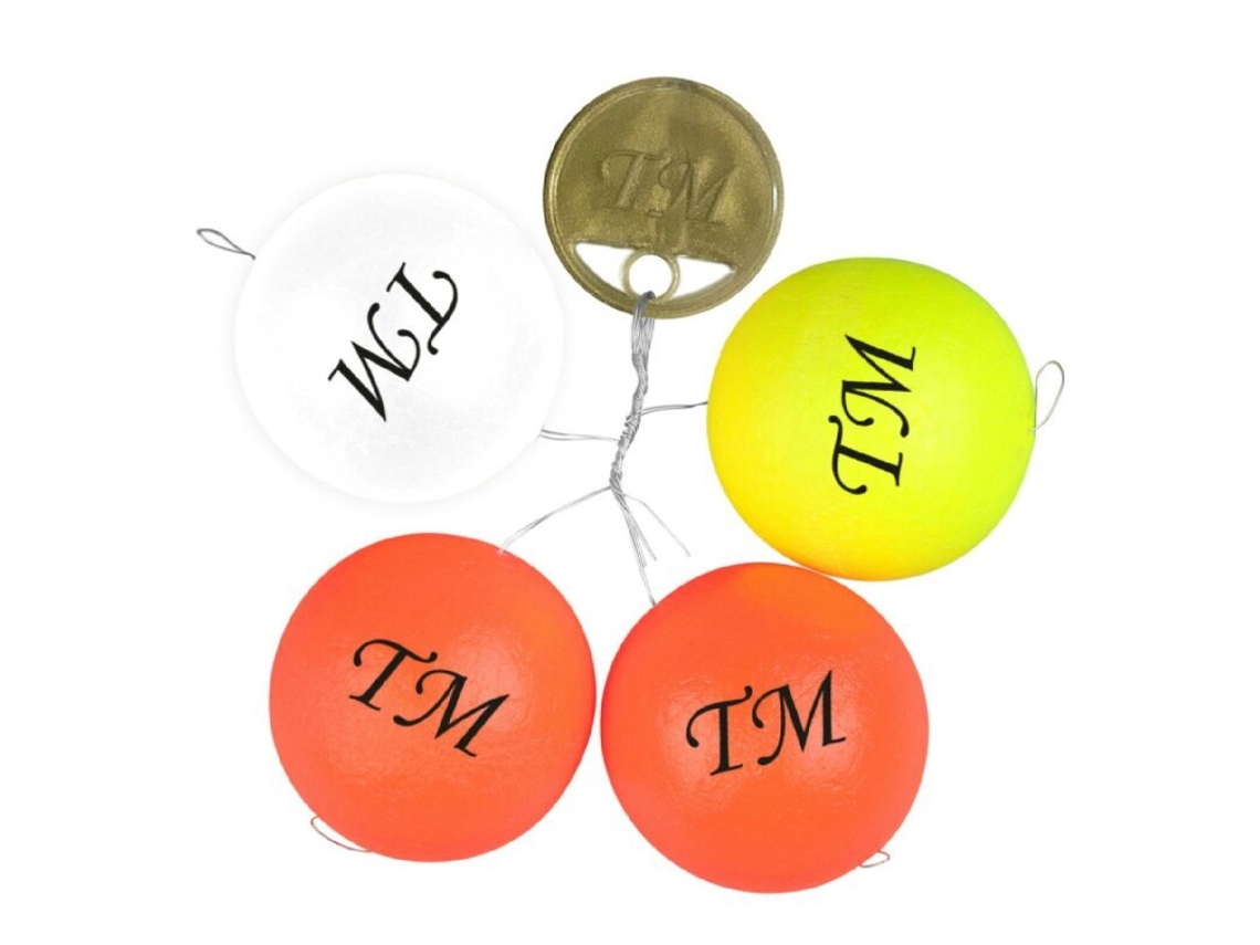 Conjunto de 4 Flutuadores TROUT MASTER Round Pilots