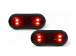 Luzes Para Capacete De Motocicleta - Pacote Com 2, Carregável Por Usb (preto)