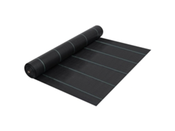 Vidaxl Tela Para Controlo De Ervas E Raízes Pp 2x5 M Preto