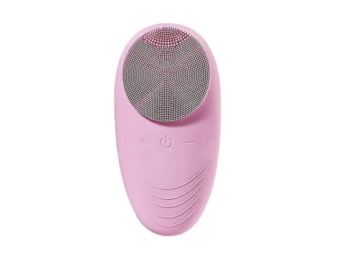 Massageador Facial de Silicone À Prova D'água Ipx7, Ferramenta para Cuidados com a Pele do Rosto, Rosa. GOKOCO
