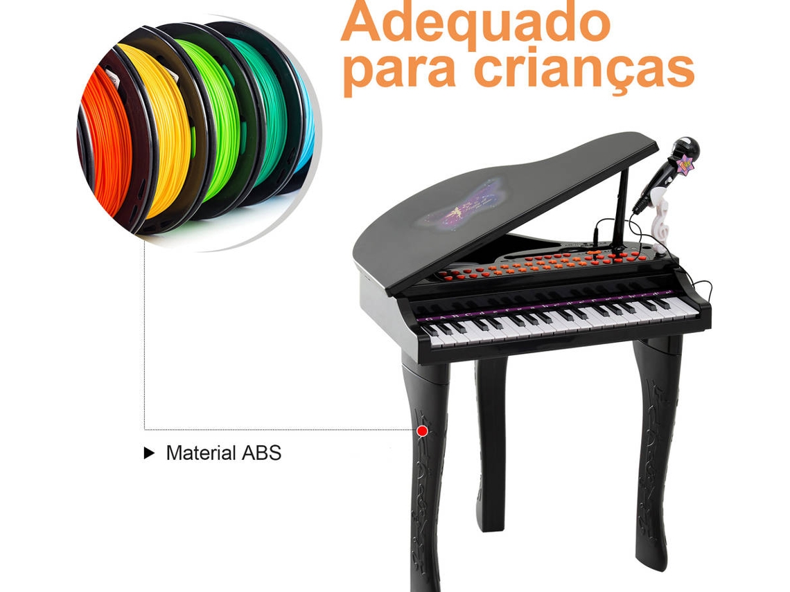 Piano Infantil HOMCOM 390-003PK