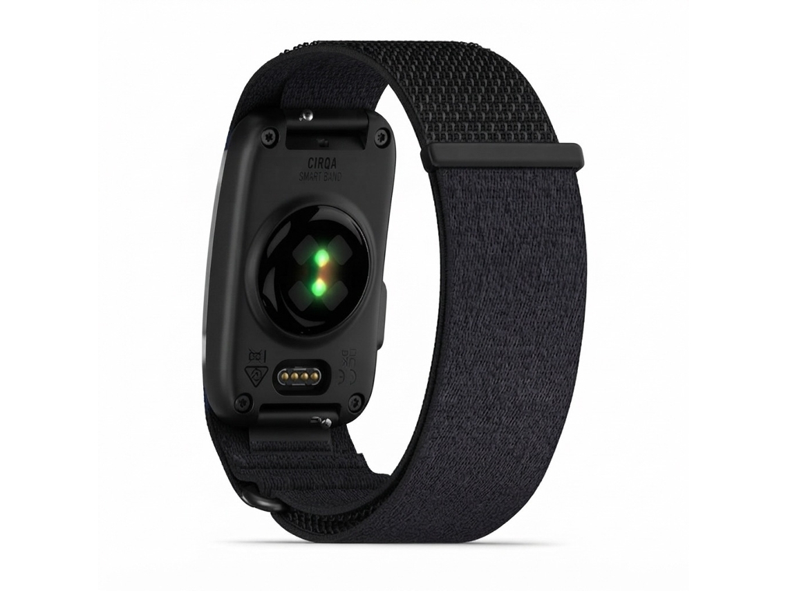 Bracelete De Nylon Entrançado Para Relógio Desportivo Garmin Cirqa Preto Hexinyigjly