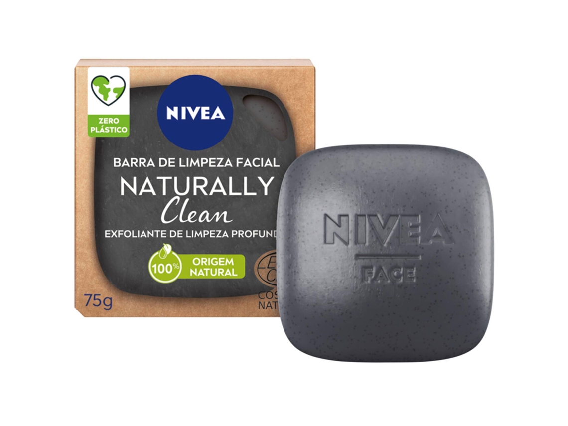 Nivea Naturally Clean Carbon Sabão em Barra 75 g1 Unidades