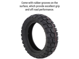 Pneu De Borracha Off-road 10 Polegadas E Câmara Para Scooter Elétrico Kugoo M4 Com Boa Aderência