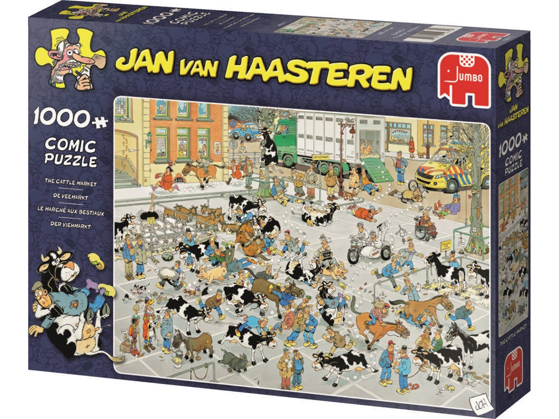 Puzzle JUMBO The Cattle Market (1000 Peças)
