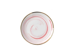 Prato De Sobremesa De Cerâmica Com Elegante Design De Mármore E Borda Dourada, Bandeja Antiderrapante Para Servir Aperitivos.