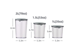 Recipientes de Armazenamento Airtight LAXISCREED 20kpa