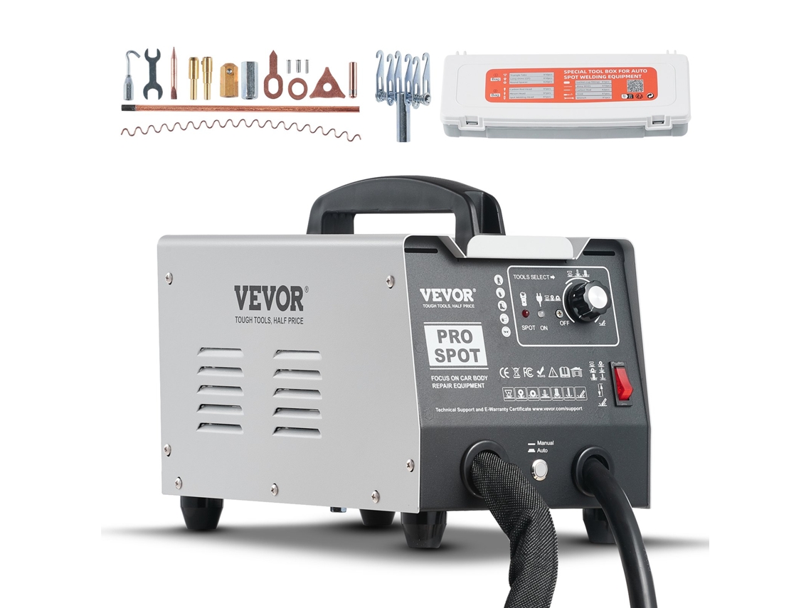 Kit De Reparação De Amolgadelas Com Soldador De Parafusos 1,8 Kw 7 Modos Vevor